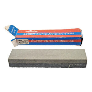 Vintage Update Combination Dual Sharpening Stone Aluminum Oxide Coarse & Fine